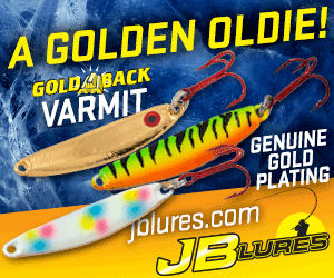 JB Lures Relaunches the Varmit Spoon in the Gold Back Series