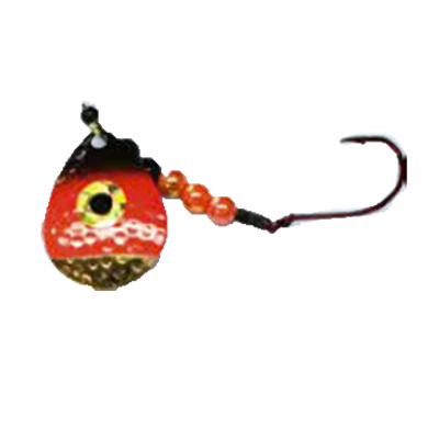 basic fishing lure carvinggreg hays 2006 Hot-Flash” Pike Magnum Spinner Rig #950 Series | Spinner Rigs