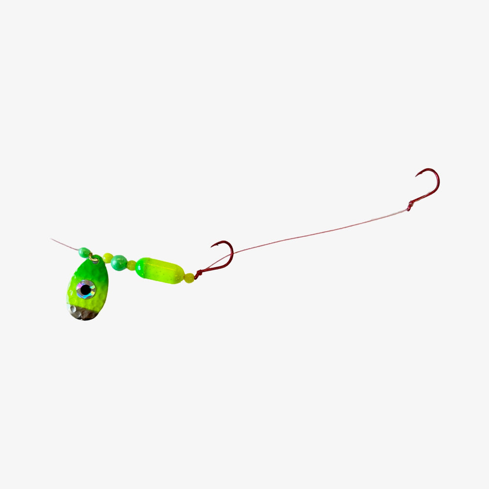 “Hot-Flash” Spin-N-Float 2 Hook Harness
