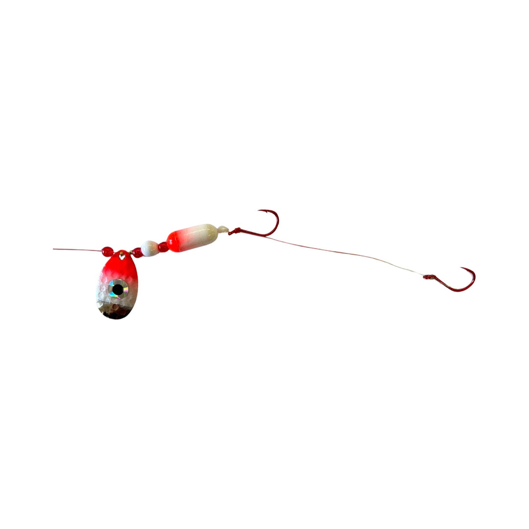 “Hot-Flash” Spin-N-Float 2 Hook Harness