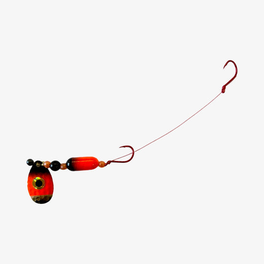 “Hot-Flash” Spin-N-Float 2 Hook Harness