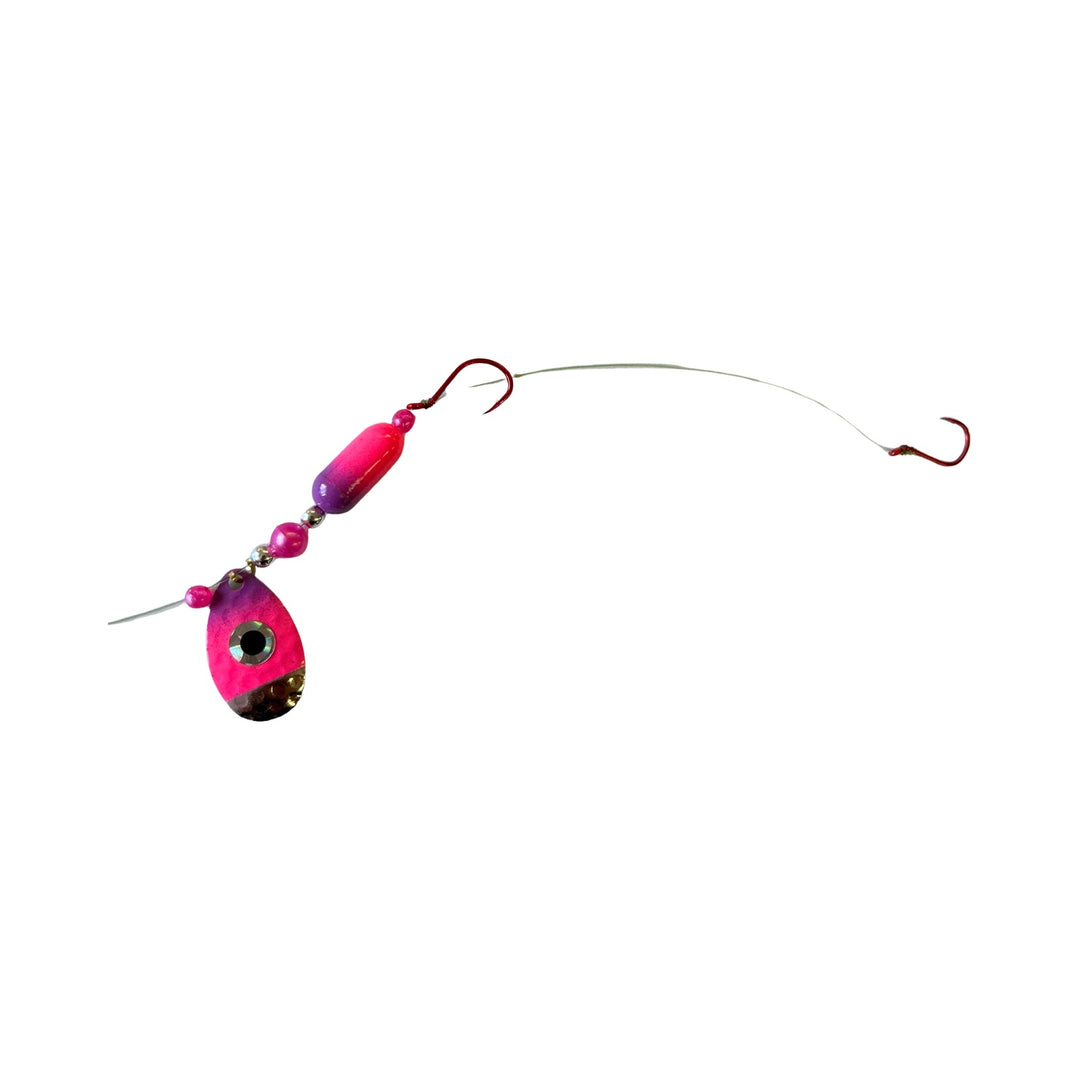 “Hot-Flash” Spin-N-Float 2 Hook Harness