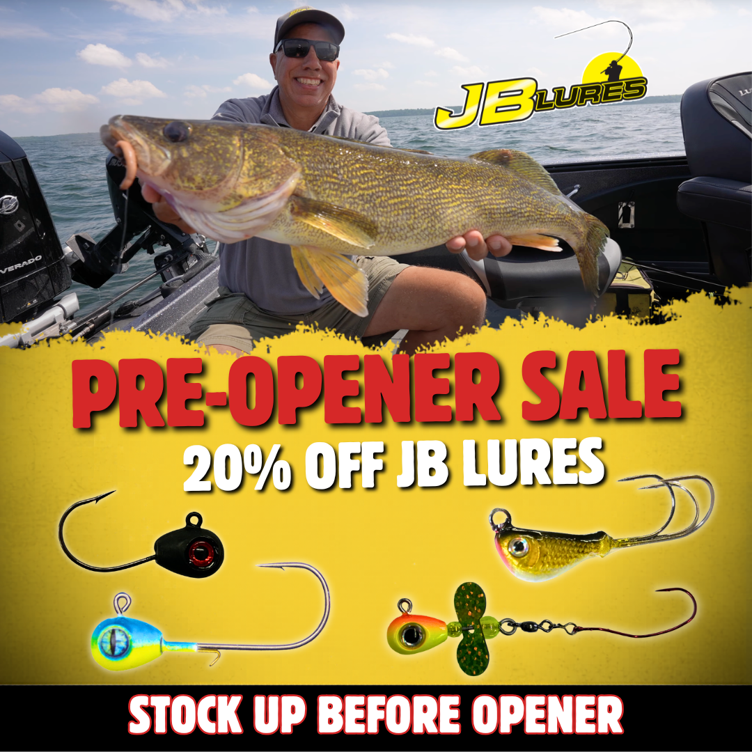 JB Lures Pre-Opener Sale Graphic