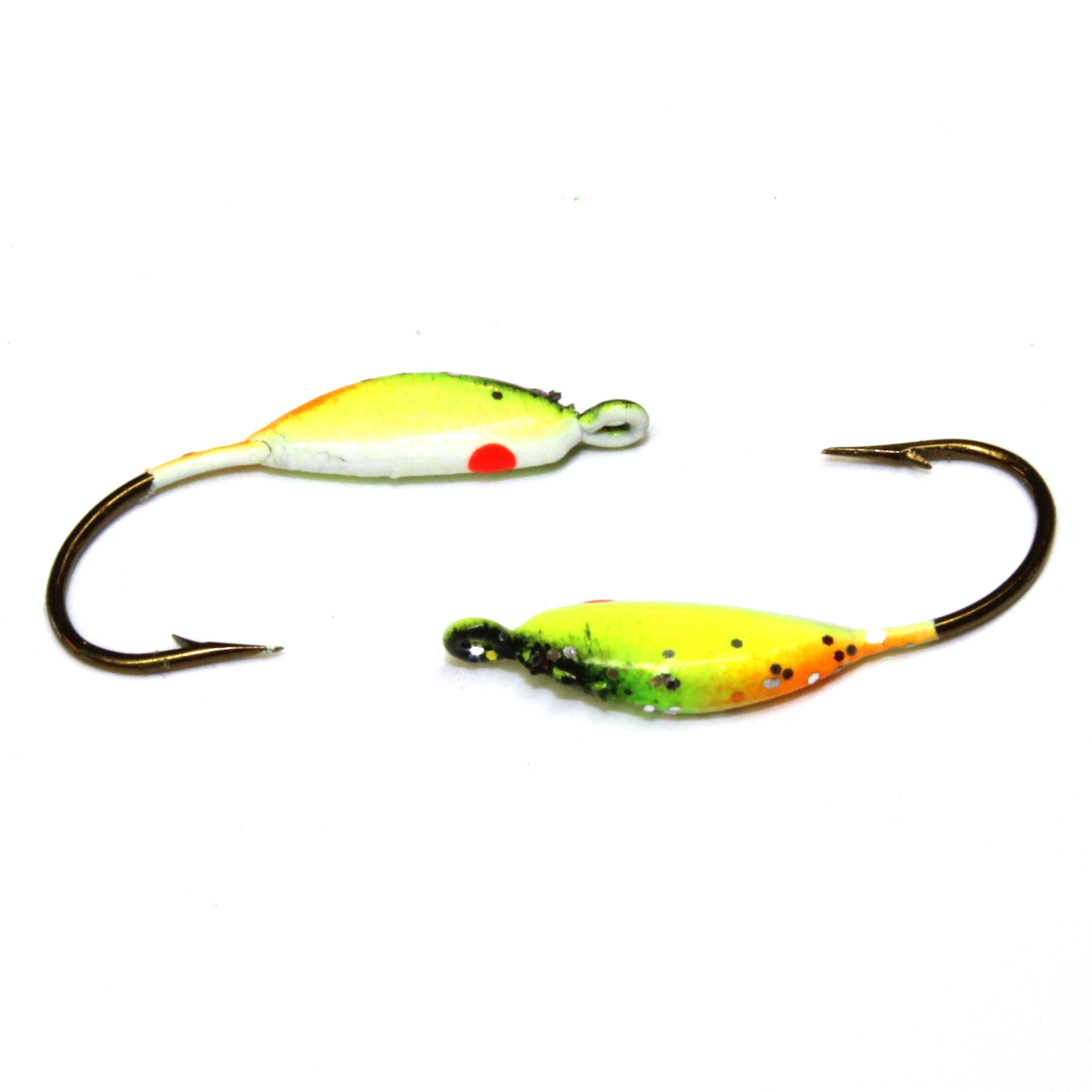 ルアー・フライ MPBLURES MPB BISON120 Moon glow Moon Glow 24 Pc Assorted Ice Jig Kit | Stopper Lures