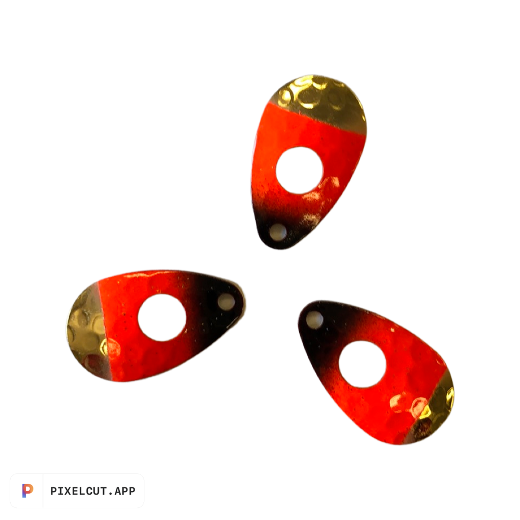 Vibra-Flash #3 Indian Blades with Hole | Blades | JB Lures